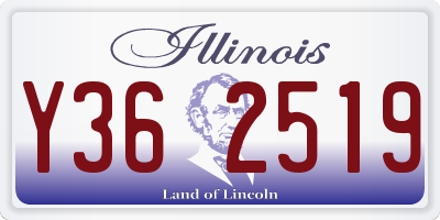 IL license plate Y362519