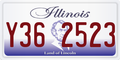 IL license plate Y362523