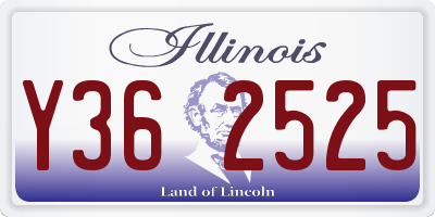 IL license plate Y362525