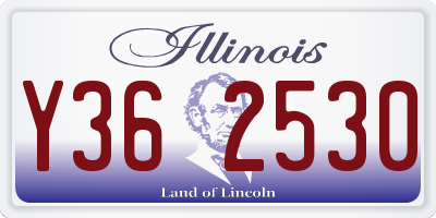 IL license plate Y362530