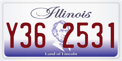 IL license plate Y362531