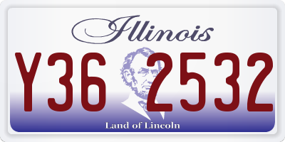 IL license plate Y362532