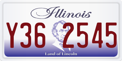 IL license plate Y362545