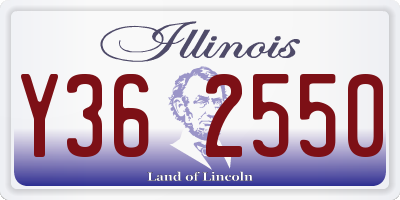 IL license plate Y362550