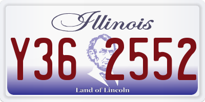 IL license plate Y362552