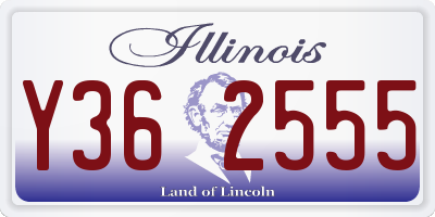 IL license plate Y362555