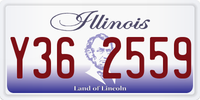 IL license plate Y362559
