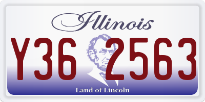 IL license plate Y362563