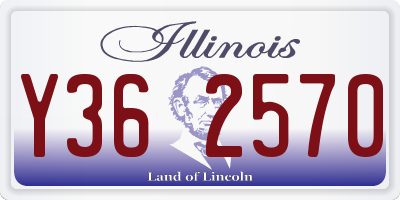 IL license plate Y362570