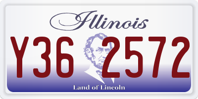 IL license plate Y362572