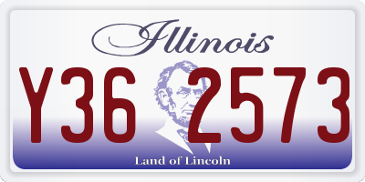 IL license plate Y362573