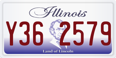 IL license plate Y362579