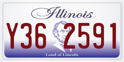 IL license plate Y362591