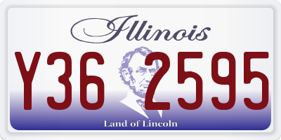 IL license plate Y362595