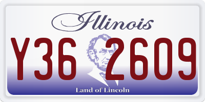 IL license plate Y362609
