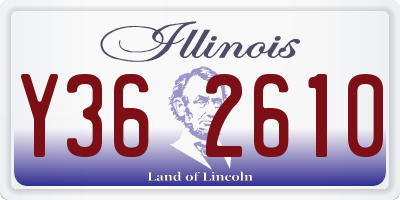 IL license plate Y362610