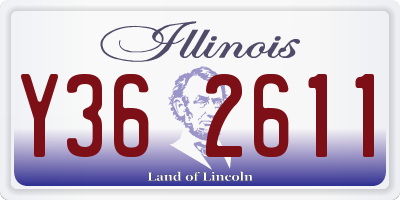 IL license plate Y362611