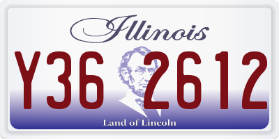 IL license plate Y362612