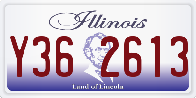 IL license plate Y362613