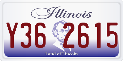 IL license plate Y362615