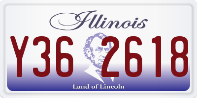 IL license plate Y362618