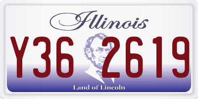 IL license plate Y362619