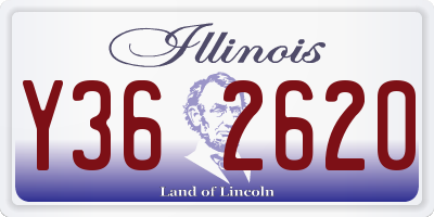 IL license plate Y362620