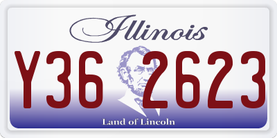 IL license plate Y362623