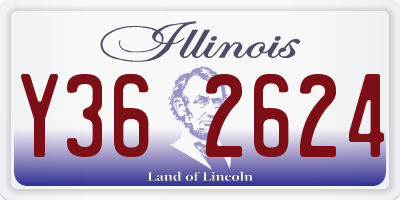 IL license plate Y362624