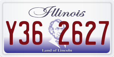 IL license plate Y362627