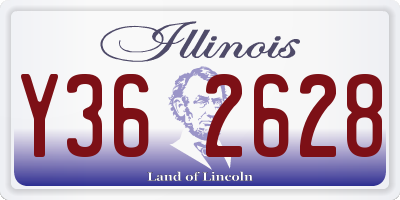 IL license plate Y362628