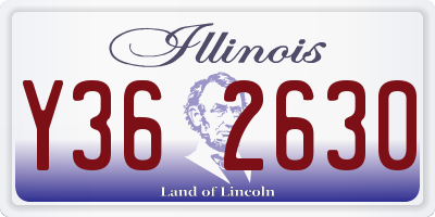 IL license plate Y362630