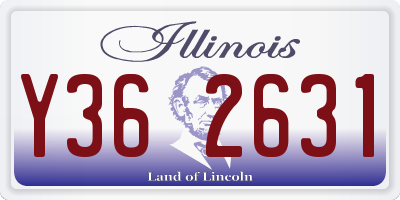 IL license plate Y362631