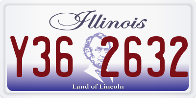 IL license plate Y362632