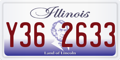 IL license plate Y362633