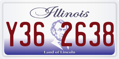 IL license plate Y362638