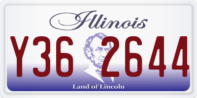 IL license plate Y362644