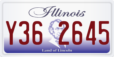 IL license plate Y362645