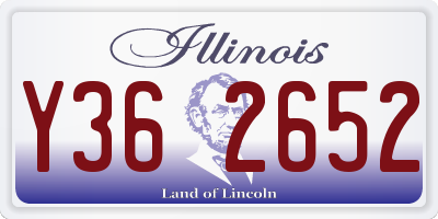 IL license plate Y362652