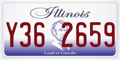 IL license plate Y362659