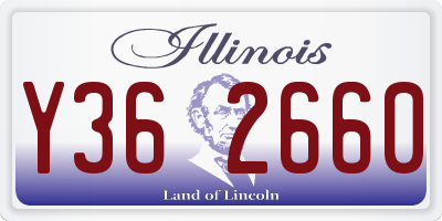 IL license plate Y362660