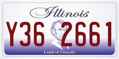 IL license plate Y362661