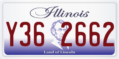 IL license plate Y362662