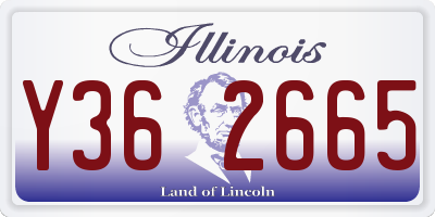 IL license plate Y362665