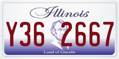 IL license plate Y362667
