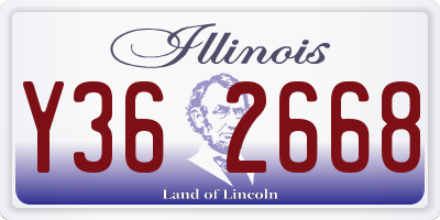 IL license plate Y362668
