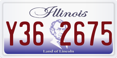 IL license plate Y362675