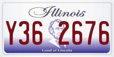 IL license plate Y362676