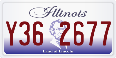 IL license plate Y362677