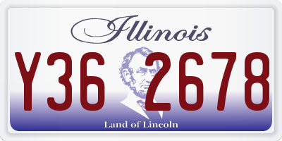 IL license plate Y362678